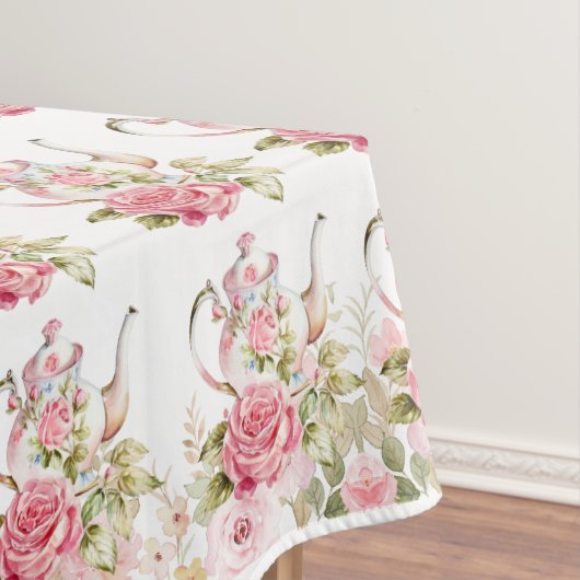 Nappe Baby shower Floral Rose Tea Party (In Situ)