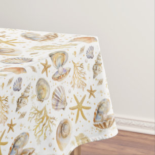 Nappe Baby shower Watercolor Ocean Little Pearl