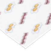 Nappe Bacon Bandes et oeufs frits Petit déjeuner (Angle)