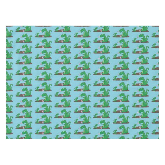 Nappe Baguettes mignonnes grillant des marshmallows dess (Devant (Horizontal))