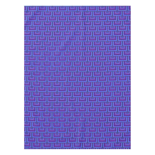 Nappe balance carré bleue et violette (Devant)