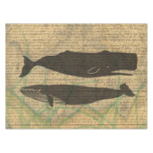 Nappe Baleine antique Vie marine (Devant (Horizontal))