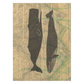 Nappe Baleine antique Vie marine (Devant)