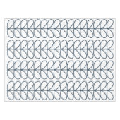 Nappe Baleine Linéaire Bleu Motif - Moderne Rétro (Devant (Horizontal))