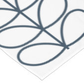 Nappe Baleine Linéaire Bleu Motif - Moderne Rétro (Angle)