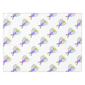 Nappe Balle de tennis et raquettes (Devant (Horizontal))