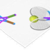 Nappe Balle de tennis et raquettes (Angle)