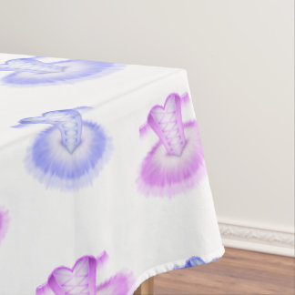 Nappe Ballet rose et violet Anniversaire Tutu Aquarelle