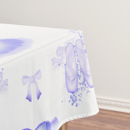 Nappe Ballet violet Anniversaire Tutu & Pointe Chaussure (In Situ)