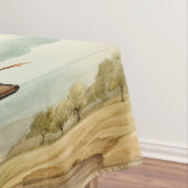 Nappe Ballon à air chaud vintage Steampunk Blue (In Situ)