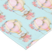 Nappe Ballons d'air chaud mignon avec Motif d'aquarelle  (Angle)