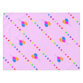 Nappe Ballons de couleurs vives sur PINK (Devant (Horizontal))
