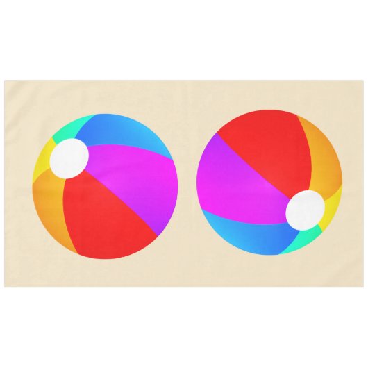 Nappe Ballons de plage (Devant (Horizontal))