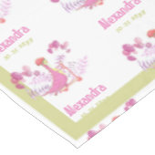 Nappe Ballons Dinosaure Rose Cute Fête Fille (Angle)
