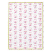 Nappe Ballons Dinosaure Rose Cute Fête Fille (Devant)