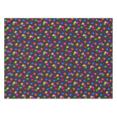 Nappe Ballons souriants colorés Noir (Devant (Horizontal))