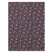 Nappe Ballons souriants colorés Noir (Devant)