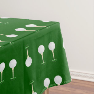 Nappe Bals de golf en motif vert