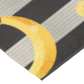 Nappe Banane Rayures Noir & Blanc Modernes (Angle)