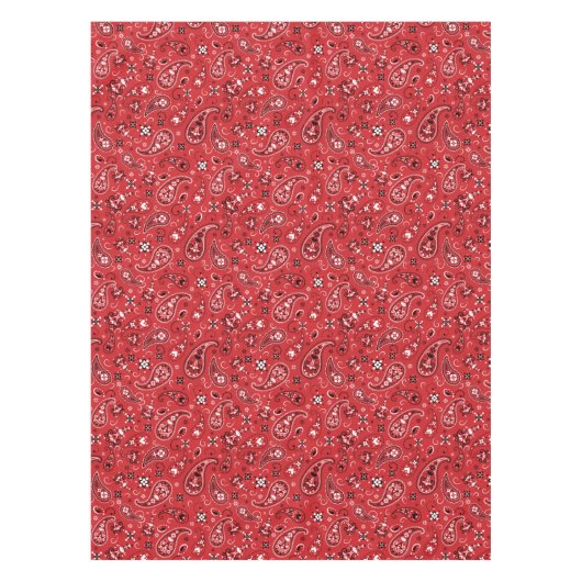 Nappe Bandana Red Paisley (Devant)