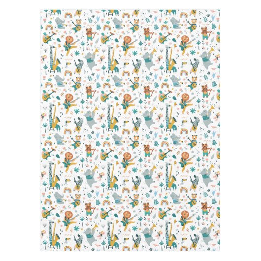 Nappe Bande d'animaux de dessin (Devant)