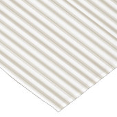 Nappe Bande de cueillette beige et blanche (Angle)