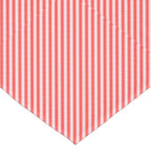 Nappe Bande de Sucre de canne rouge et blanc (Angle)