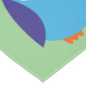 Nappe Bande dessinée bleue de hibou (Angle)