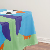 Nappe Bande dessinée bleue de hibou (In Situ)