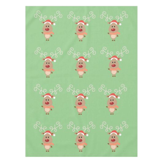 Nappe Bande dessinée mignonne de renne (Devant)