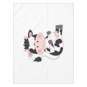 Nappe Bande dessinée mignonne de vache (Devant)