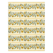 Nappe Bande florale Sunroot sur blanc cassé (Devant)