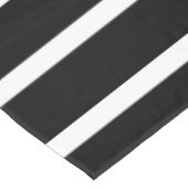 Nappe Bande noire et blanche moderne (Angle)