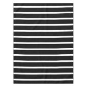Nappe Bande noire et blanche moderne (Devant)