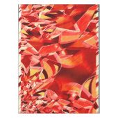 Nappe Bande rouge rayée simulant le mouvement (Devant)