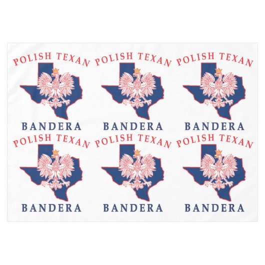Nappe Bandera Polonais Texan (Devant (Horizontal))