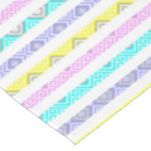Nappe Bandes abstraites colorées (Angle)