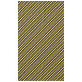 Nappe Bandes arc-en-ciel blanc jaune (Devant)