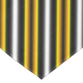 Nappe Bandes arc-en-ciel blanc jaune (Angle)