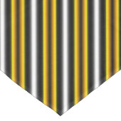 Nappe Bandes arc-en-ciel blanc jaune (Angle)