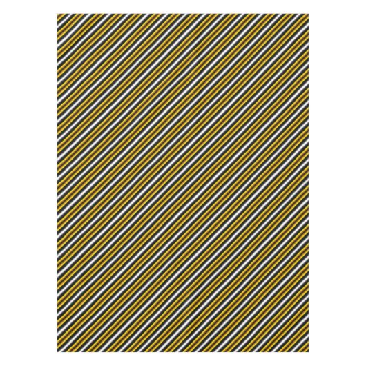 Nappe Bandes arc-en-ciel blanc jaune (Devant)