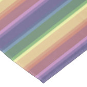 Nappe Bandes arc-en-ciel coupées (Angle)