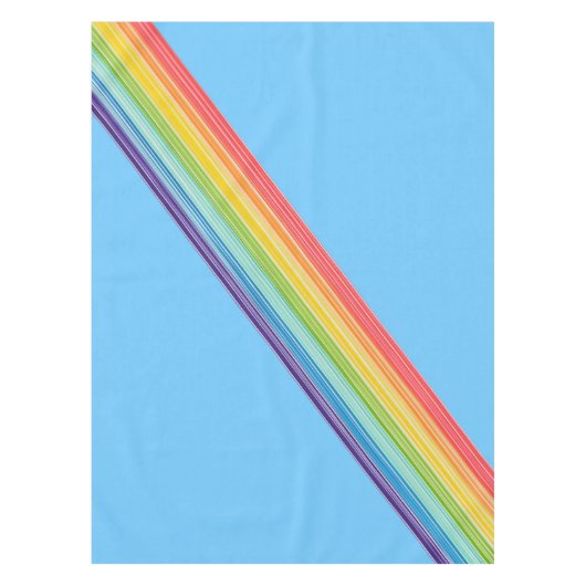 Nappe Bandes arc-en-ciel diagonales (Devant)