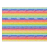 Nappe Bandes arc-en-ciel inondées (Devant (Horizontal))