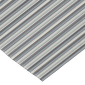 Nappe Bandes blanches gris mignonnes (Angle)