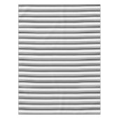 Nappe Bandes blanches noires modernes (Devant)