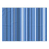 Nappe Bandes bleu monogramme (Devant (Horizontal))