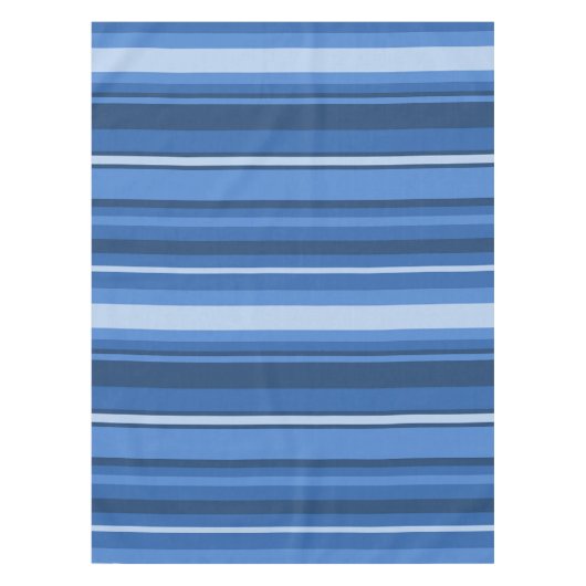 Nappe Bandes bleu monogramme (Devant)