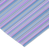 Nappe Bandes bleu violet mignonnes (Angle)