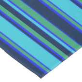 Nappe Bandes bleues et vertes (Angle)